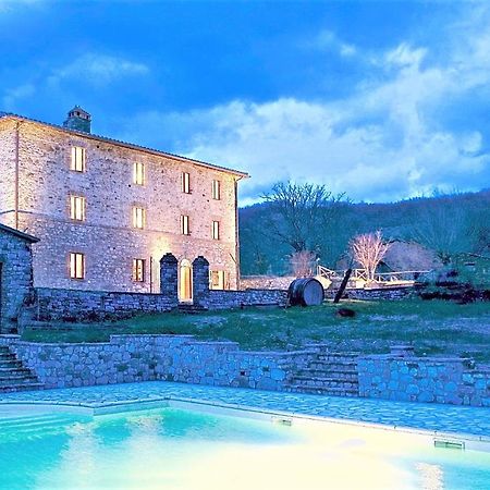 Villa Grande Fattoria in Umbria con Piscina e sala Cinema Monte Castello di Vibio Esterno foto